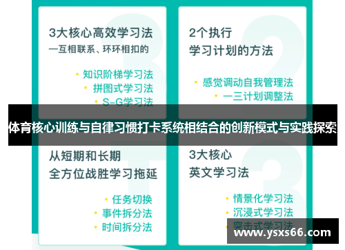 体育核心训练与自律习惯打卡系统相结合的创新模式与实践探索